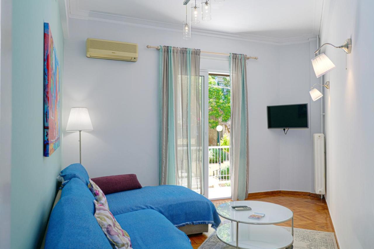 Venias Two-Bedroom Apartment Kallimarmaro And Zappeio Area Athene Buitenkant foto